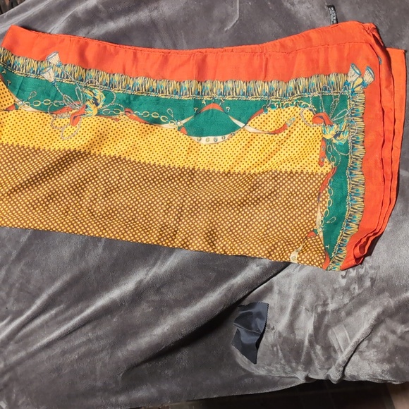 Colorful Patterned Scarf - Picture 2 of 4